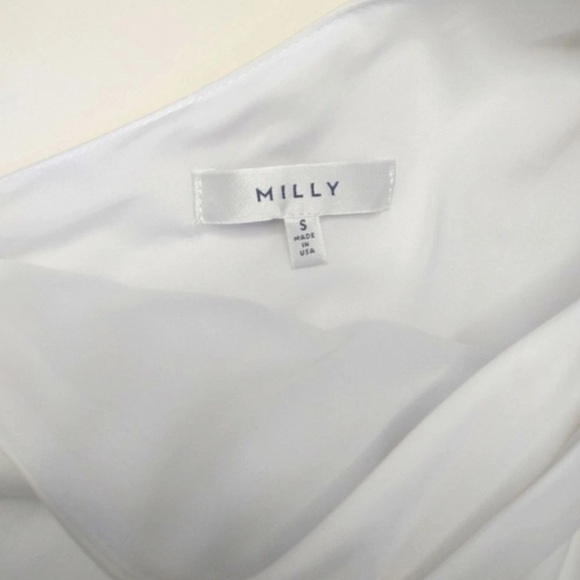 Milly Cindy Asymmetrical One Shoulder
Bow Blouse Top Sz S - Picture 4 of 10